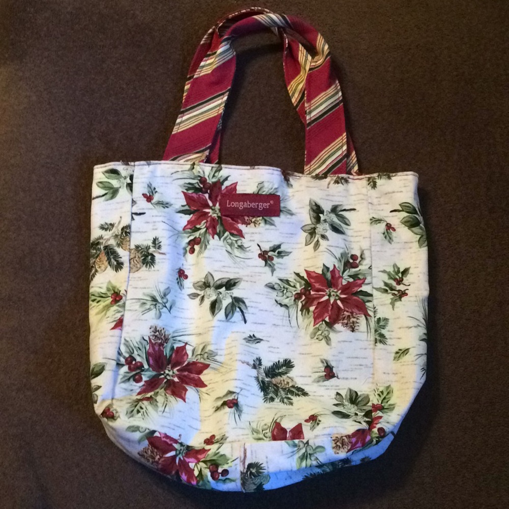 Longaberger Christmas tote